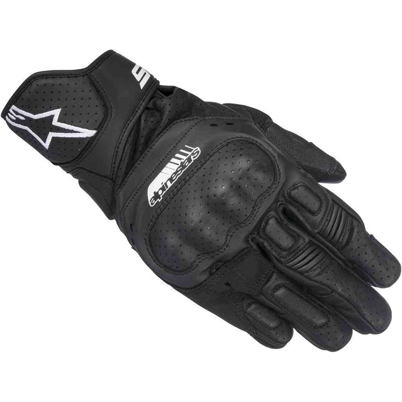 Alpinestars SP-5 motociklininko pirštinės juodos