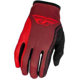 Motokroso pirštinės FLY Racing - USA Lite juoda-raudona