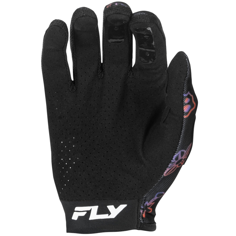 Motokroso pirštinės FLY Racing - USA Lite Outline juoda-raudona-violetinė