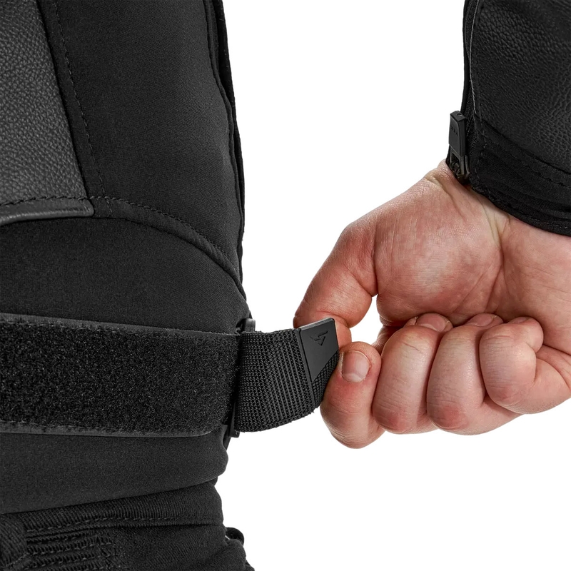 "Shima Bandit 2.0" juoda odinė motociklininko striukė