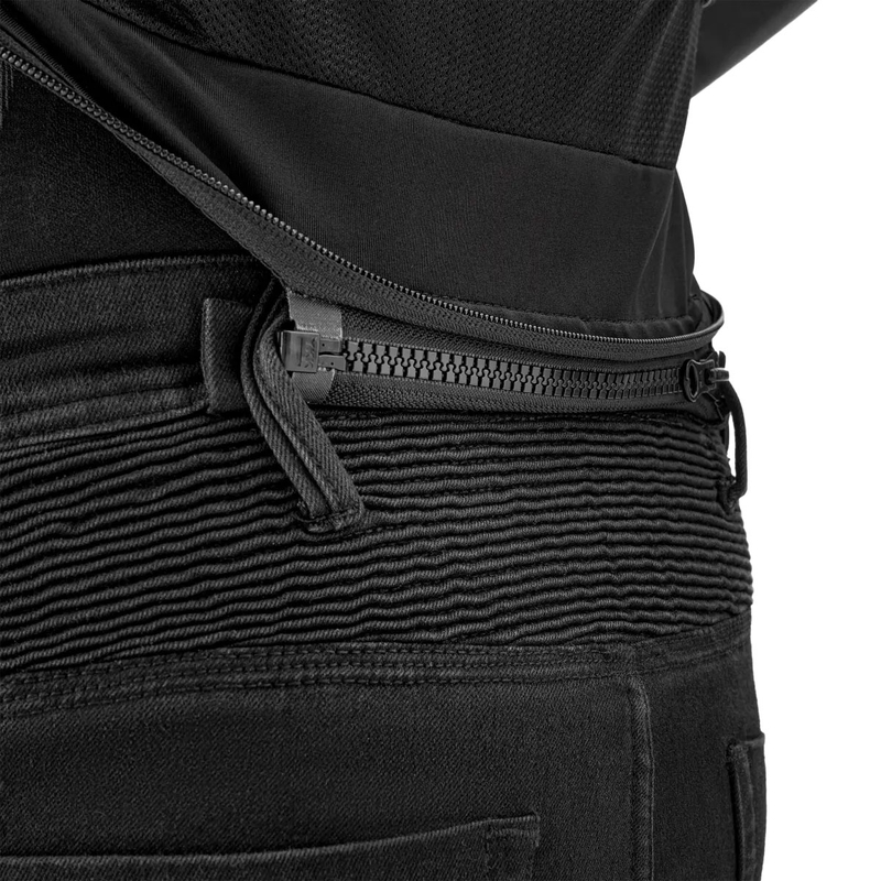 "Shima Bandit 2.0" juoda odinė motociklininko striukė