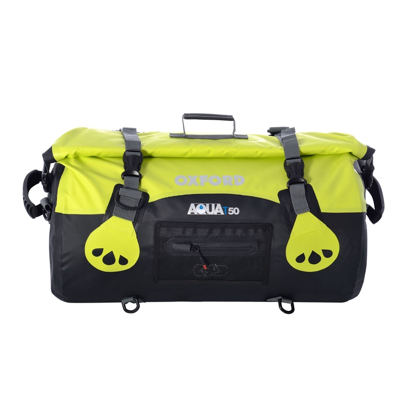 Vodotěsný vak Oxford Aqua50 Roll Bag černo-fluo žlutý