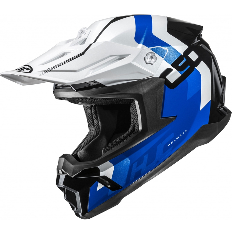 Motokroso šalmas HJC C50 Primal MC2 mėlyna-balta-juoda