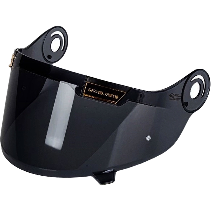 "Plexi MT-V-32 Max Vision" šalmams "Jarama/Jarama SV" tamsus su aukso detalėmis