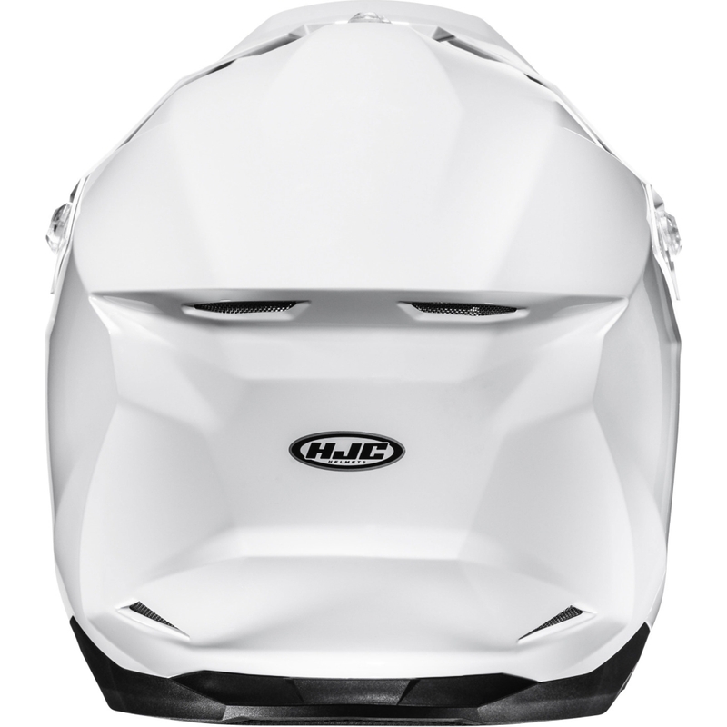 Motokroso šalmas HJC C50 Solid pearl white