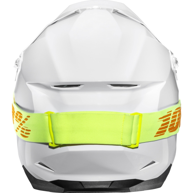 Motokroso šalmas HJC C50 Solid pearl white