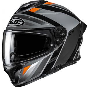 Integruotas motociklininko šalmas HJC C71 Faber MC7 black-grey-orange