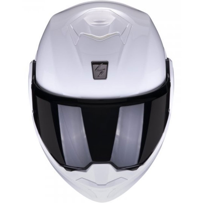 Scorpion EXO-TECH EVO atlenkiamas šalmas, baltas, blizgus