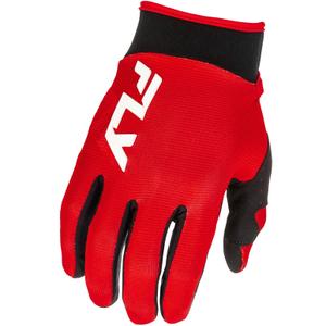 Vaikiškos motokroso pirštinės FLY Racing - JAV F-16 raudona-juoda-balta