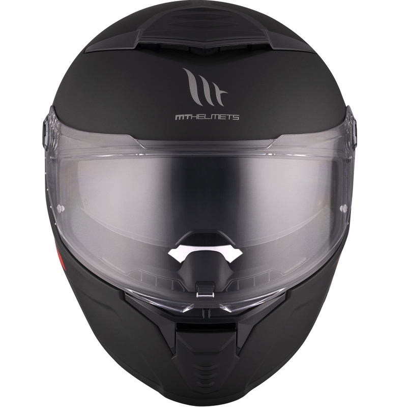 Uždaras motociklo šalmas MT FF118SV Thunder 4 SV juodas matinis