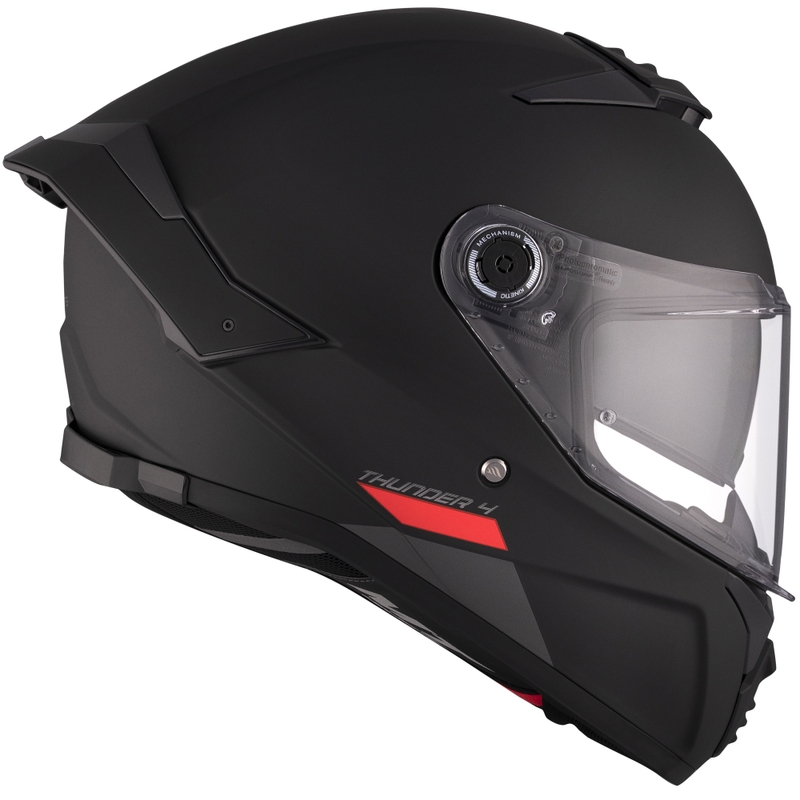 Uždaras motociklo šalmas MT FF118SV Thunder 4 SV juodas matinis