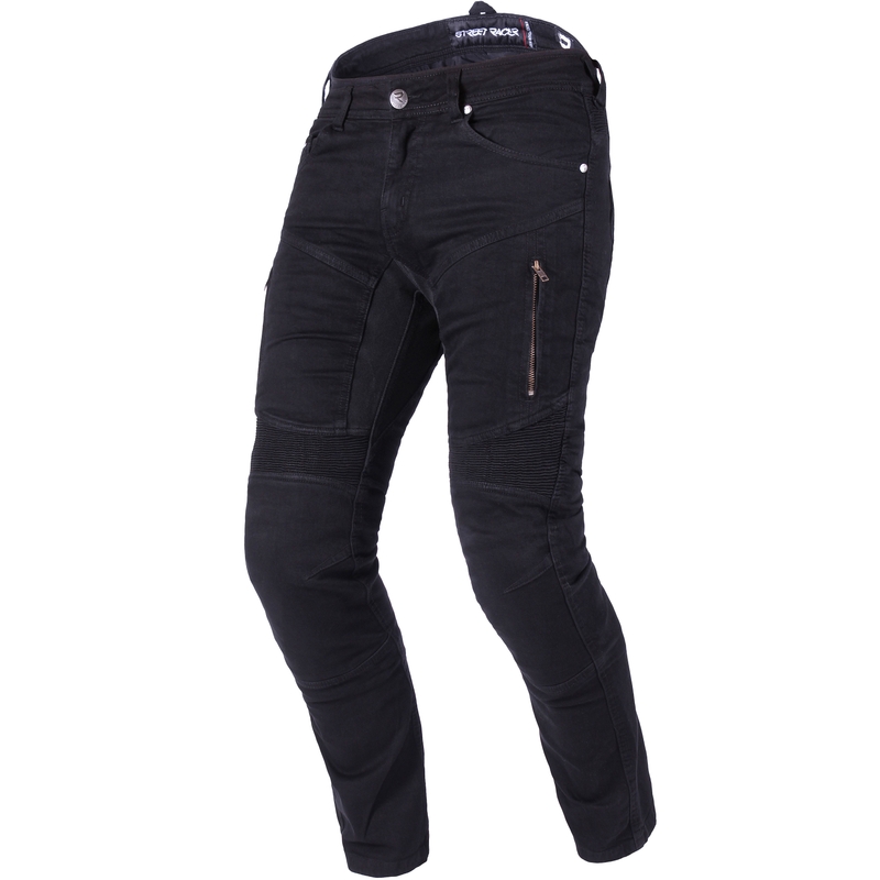 „Street Racer Stretch II CE“ motociklo džinsai juodi