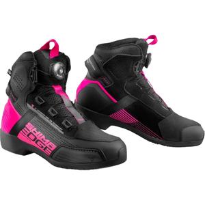 Moteriški "Shima Edge Vent" juodos ir rožinės spalvos motociklininko batai