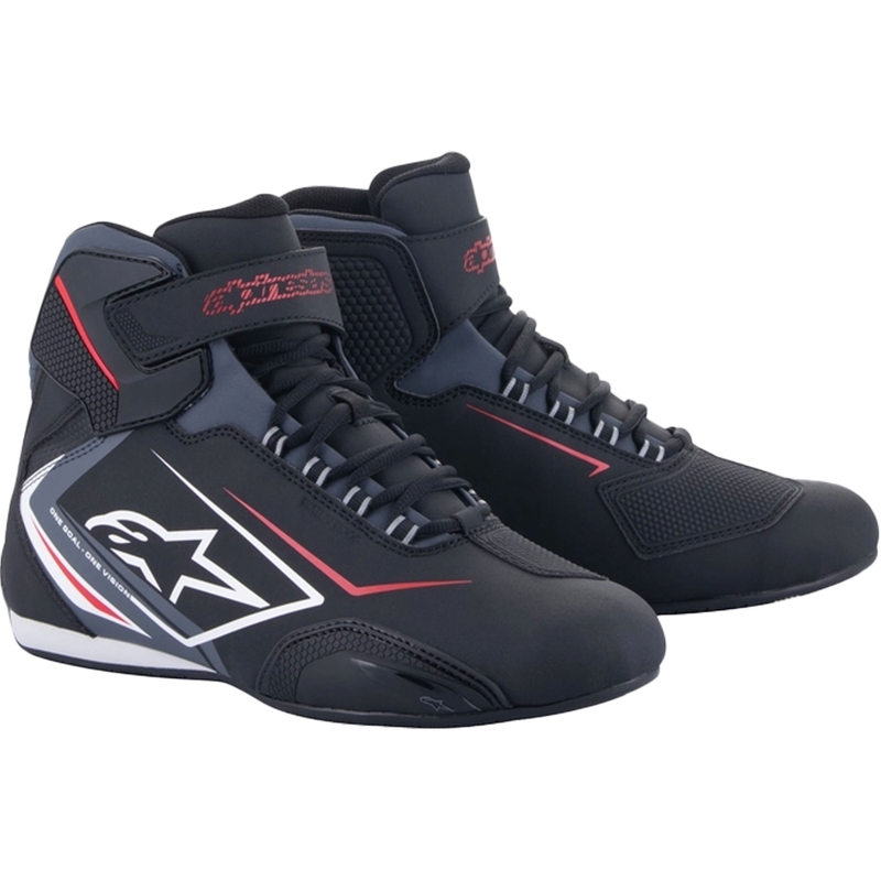 "Alpinestars Sektor" neperšlampami juodos, baltos ir pilkos spalvų motociklininko batai