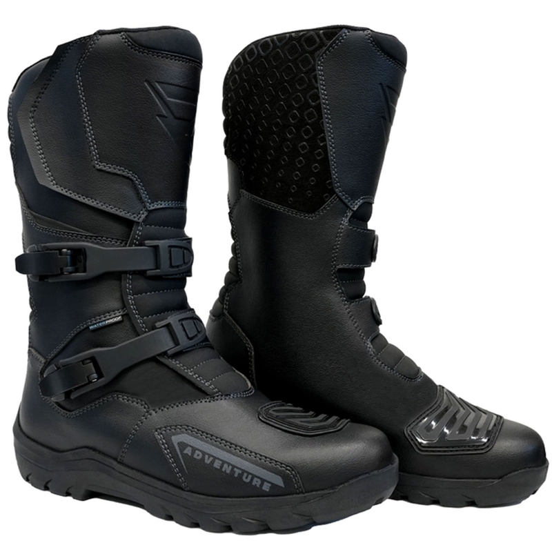 Street Racer Adventure WP Black Motocikliniai batai