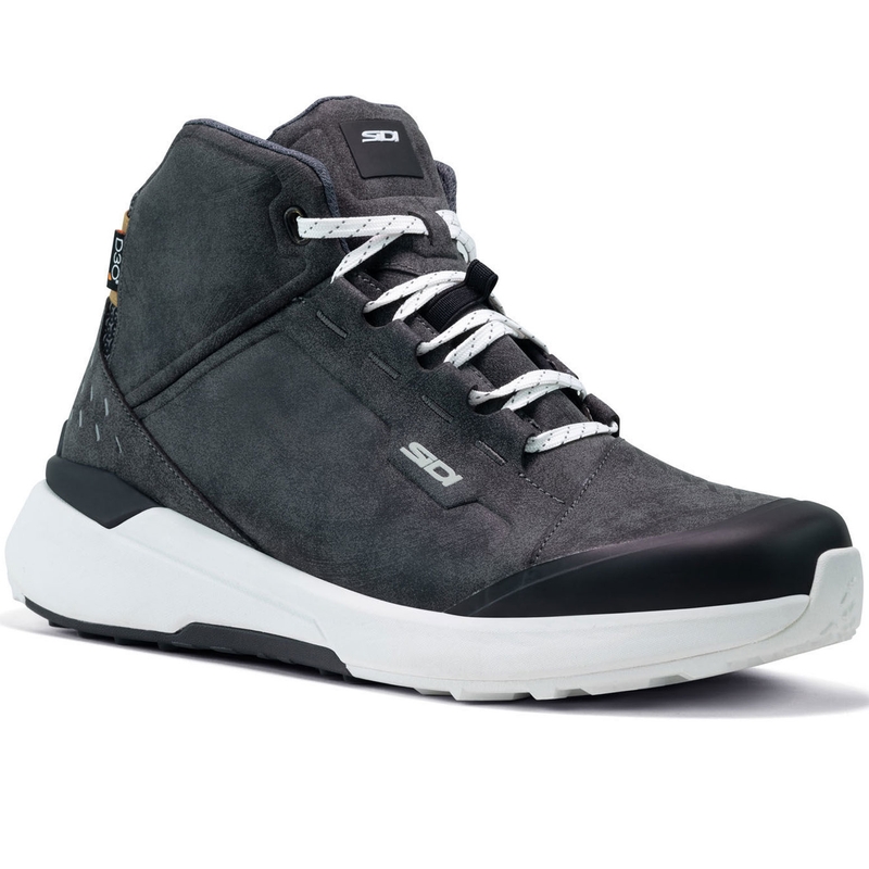 SIDI NUCLEUS Suede WP juodai balti motociklininko batai