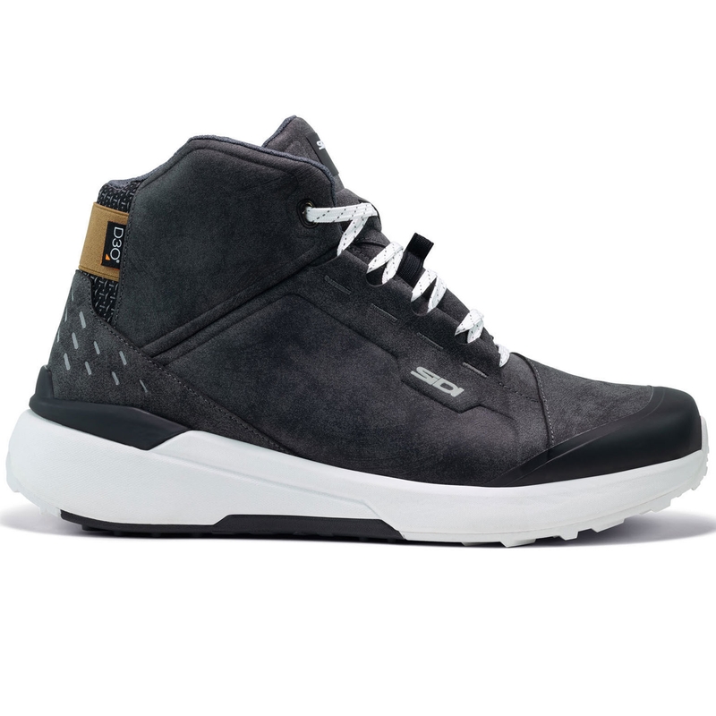 SIDI NUCLEUS Suede WP juodai balti motociklininko batai