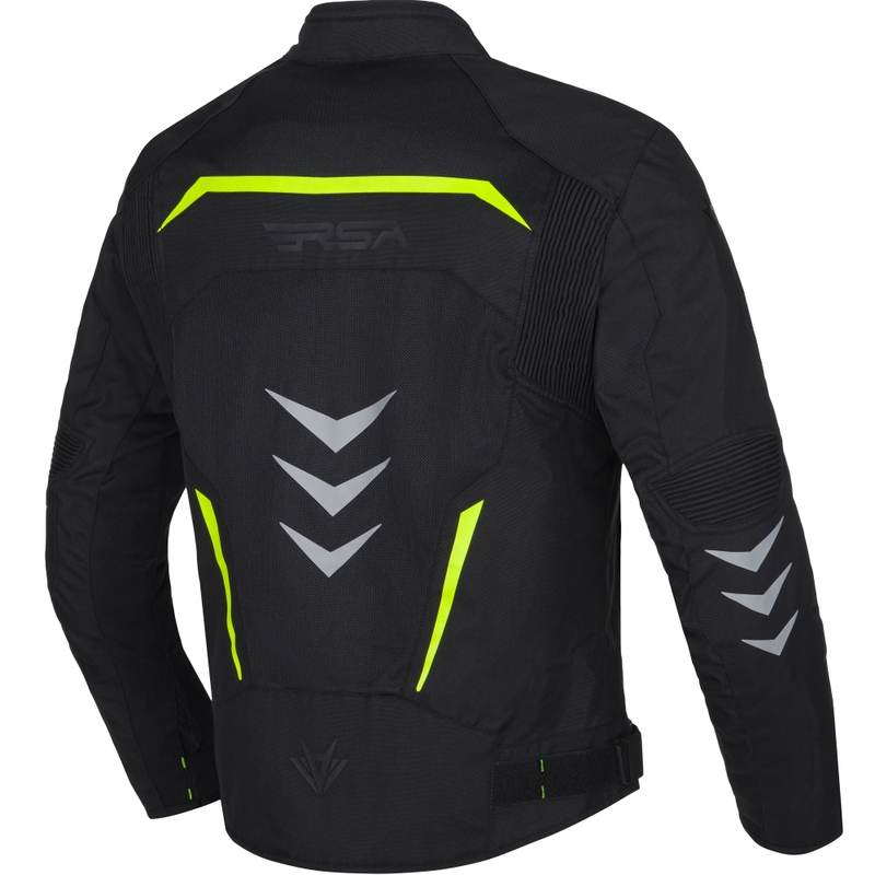 Motociklininko striukė RSA Runway black-fluo yellow