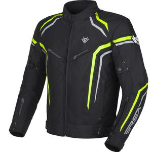 Motociklininko striukė RSA Compact 2 black-grey-fluo yellow