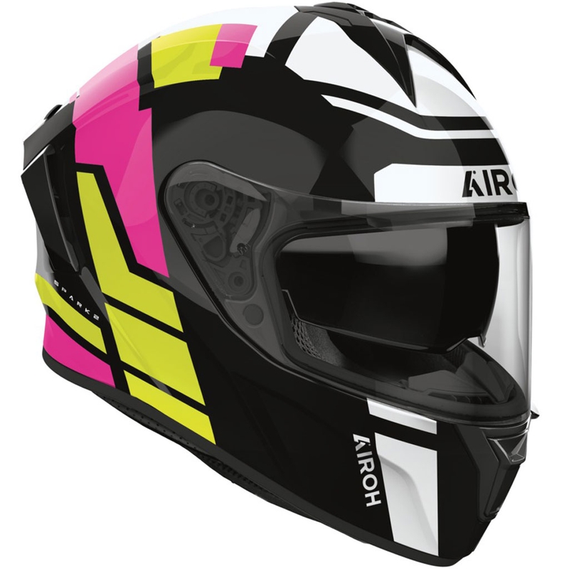 Integruotas motociklininko šalmas Airoh SPARK 2 Livery blizgus mėtinis