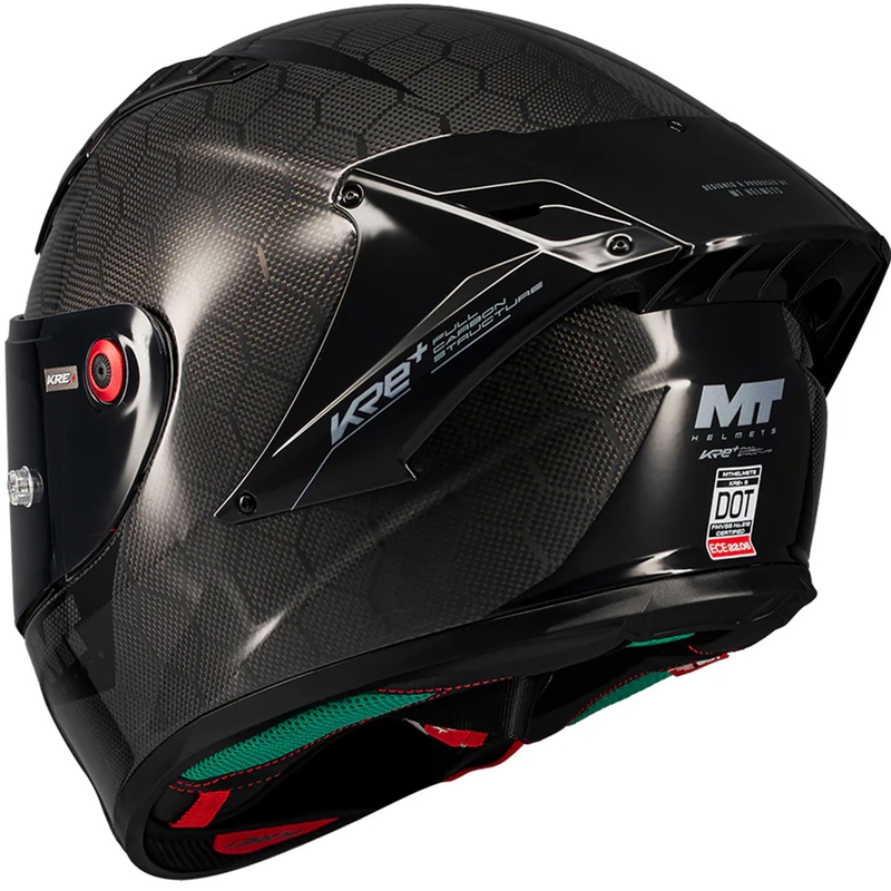 Uždaras motociklo šalmas MT KRE+ S Pure A1 juodas