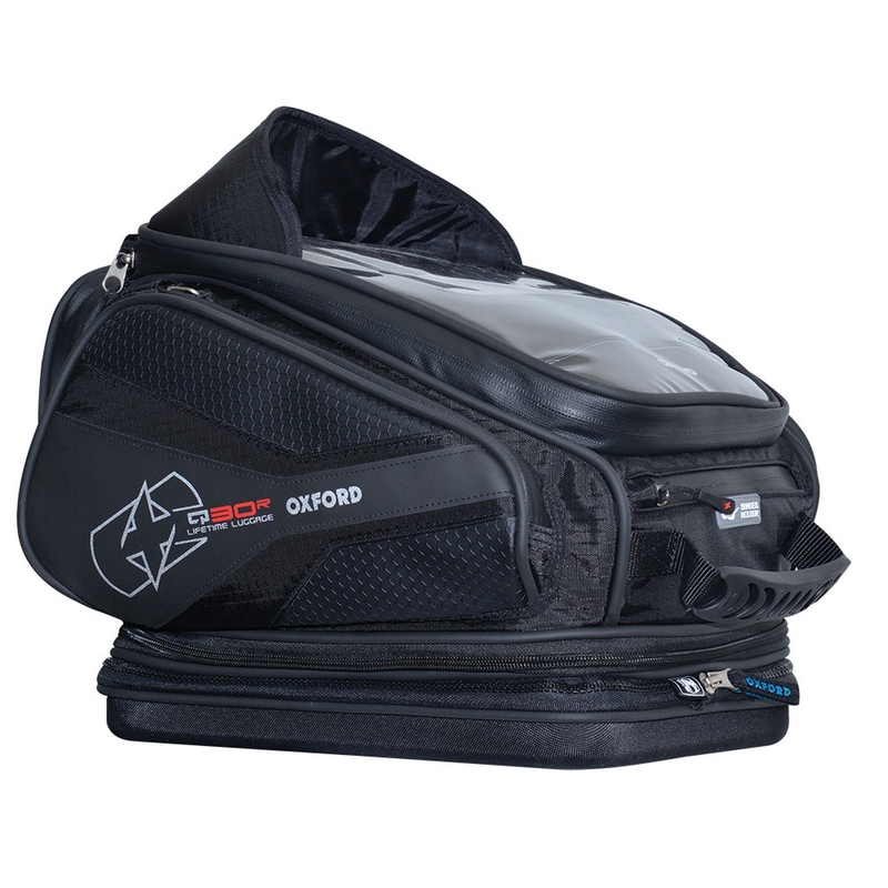 Tankbag na motocykl Oxford Q30R QR černý výprodej