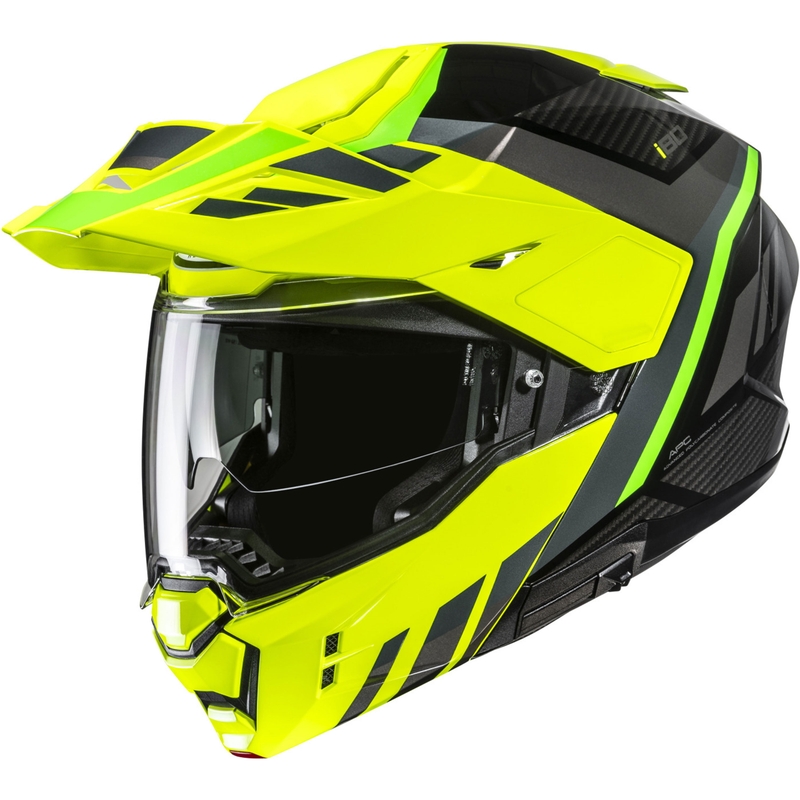 HJC i80 Imes MC3H juodas-fluo geltonas-fluo žalias apverčiamas motociklininko šalmas
