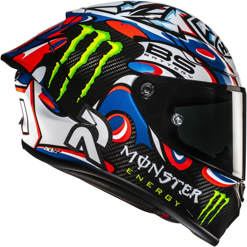 Integruotas motociklininko šalmas HJC RPHA 1 V2 CARBON Quartararo Le Mans III MC25 multicolor