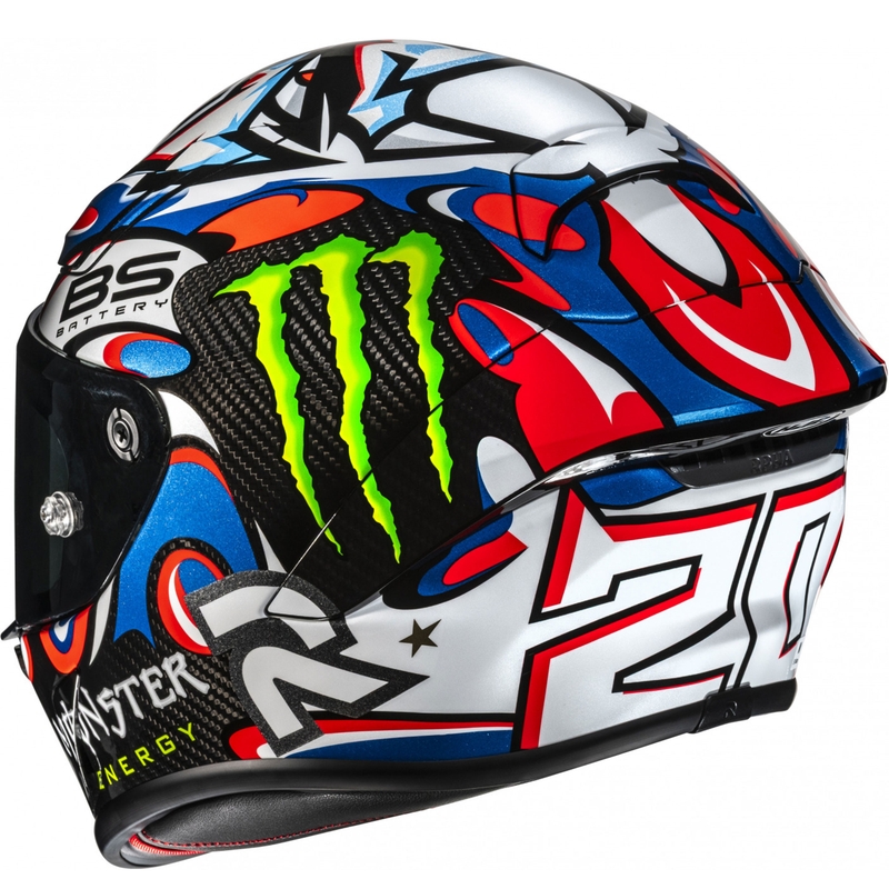 Integruotas motociklininko šalmas HJC RPHA 1 V2 CARBON Quartararo Le Mans III MC25 multicolor