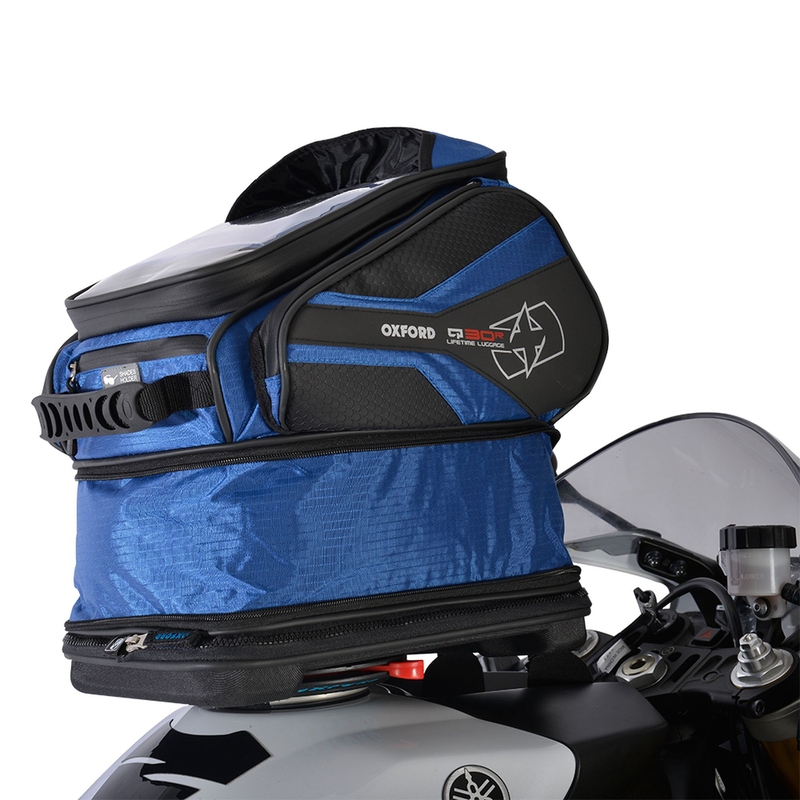 Tankbag na motocykl Oxford Q30R QR černo-modrý