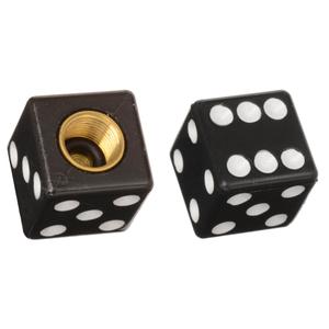 "Oxford Lucky Dice" juodi vožtuvų dangteliai