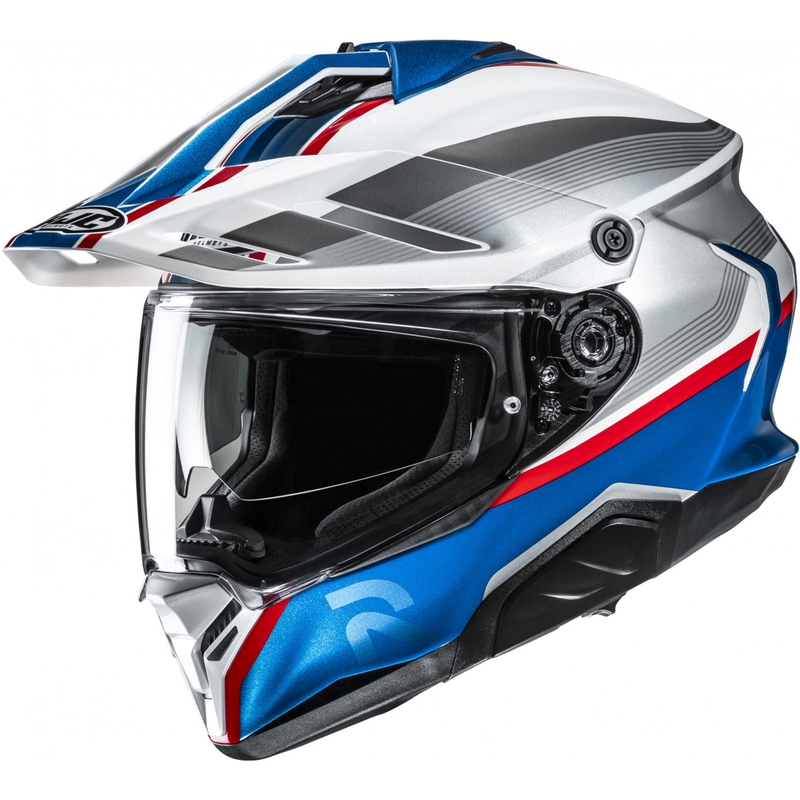 Enduro motociklininko šalmas HJC RPHA 60 Arbre MC21 baltas-sidabrinis-mėlynas-raudonas