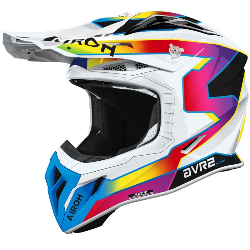 Motokroso šalmas Airoh Aviator ACE 2 Sunrise glossy multicolour