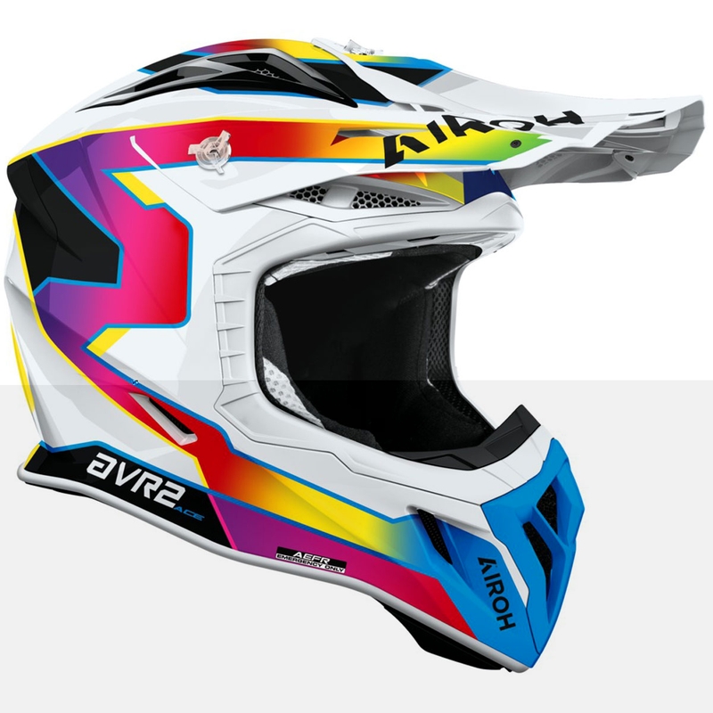Motokroso šalmas Airoh Aviator ACE 2 Sunrise glossy multicolour
