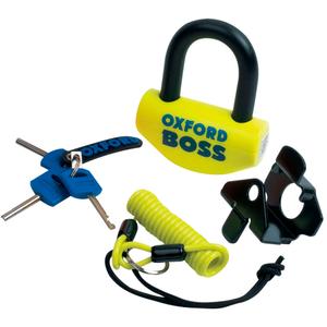 Užraktas "Oxford Boss U" profilis geltonai juodas 12,7 mm