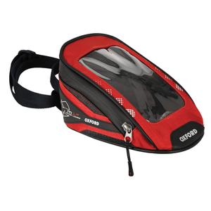 Krepšys motociklui Oxford M1R Micro juoda-raudona