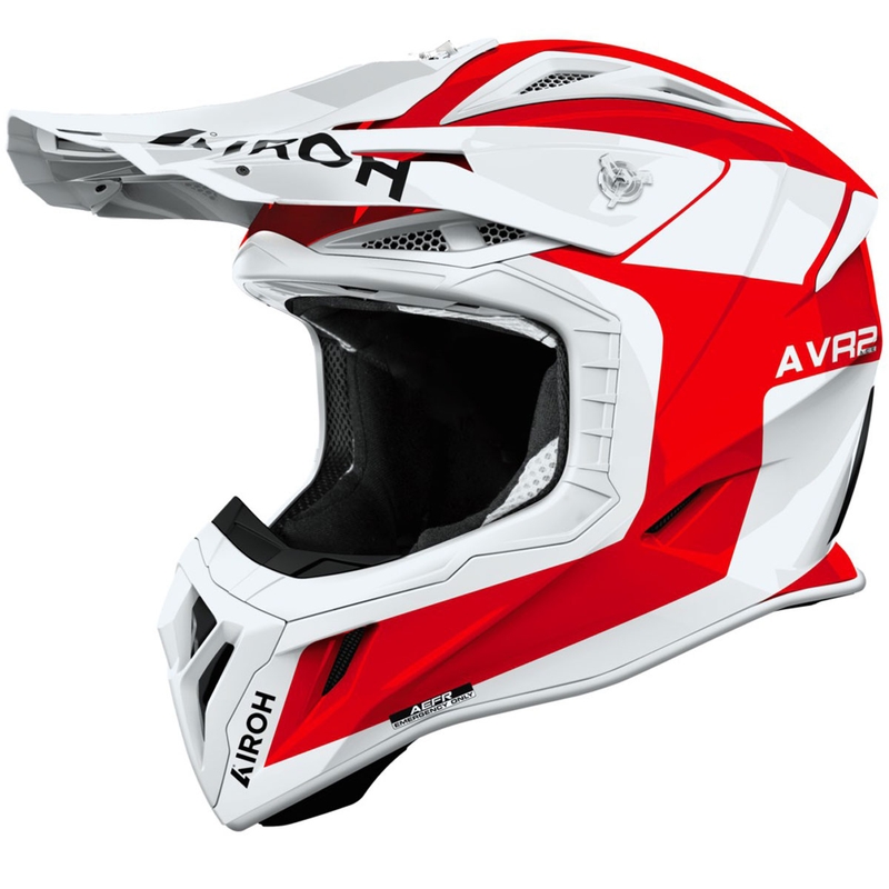 Motokroso šalmas Airoh Aviator ACE 2 Iron glossy red