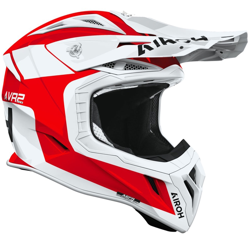 Motokroso šalmas Airoh Aviator ACE 2 Iron glossy red