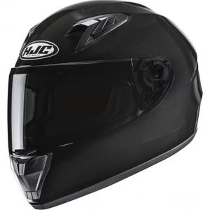 HJC Y10 Solid metallic black integralus motociklininko šalmas vaikams