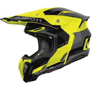 Motokroso šalmas Airoh Twist 3 Fancy shiny fluo yellow