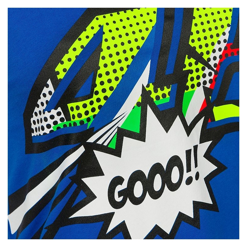 Moteriškas marškinėlis VR46 Valentino Rossi POP ART blue