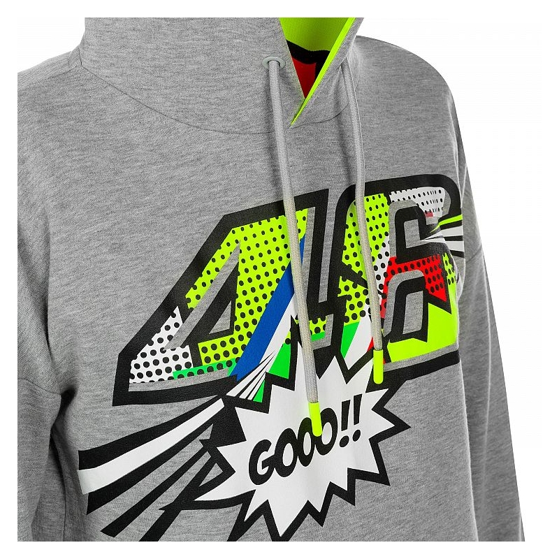 Dámská mikina VR46 Valentino Rossi POP ART Fleece šedá