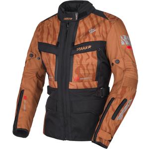 Moteriška RSA Dakar 2 motociklininko striukė smėlio-juoda-raudona