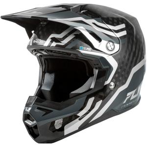 Motokroso šalmas motociklui FLY Racing Formula S Carbon Byte carbon-grey-silver