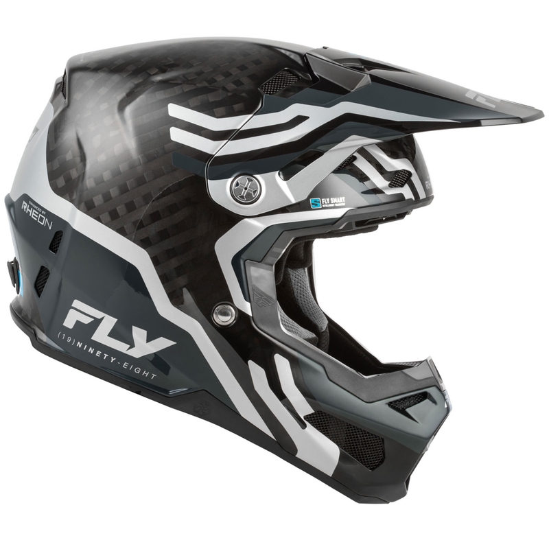 Motokroso šalmas motociklui FLY Racing Formula S Carbon Byte carbon-grey-silver