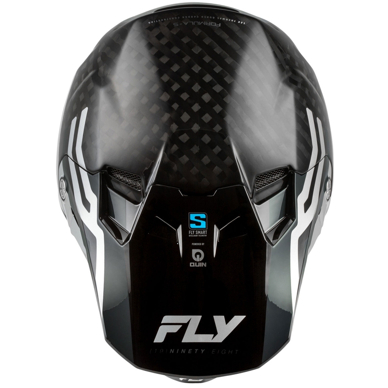 Motokroso šalmas motociklui FLY Racing Formula S Carbon Byte carbon-grey-silver