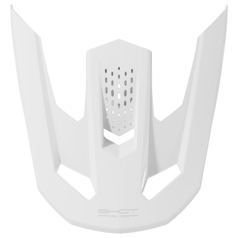 Šalmo skydelis Shot Speed Solid gloss white