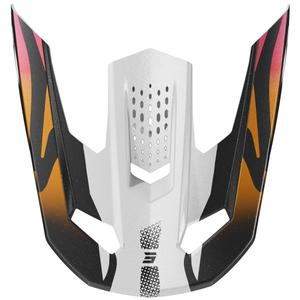 Šalmo skydelis "Shot Speed Wave pearl" juodai baltas