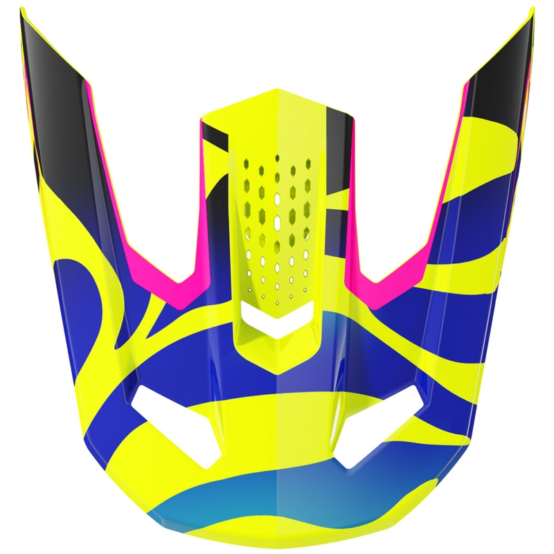 Vaikiškas šalmo skydelis Shot Speed Ghost Glossy Fluo Yellow