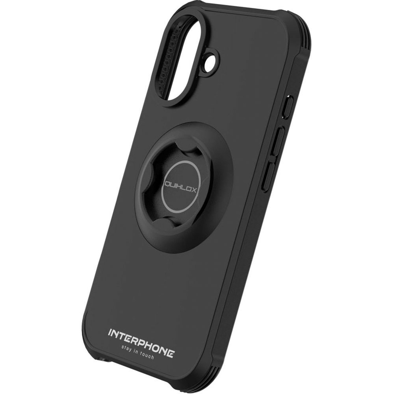 Telefono dėklas Interphone QUIKLOX Tetraforce-Apple iPhone 17 black